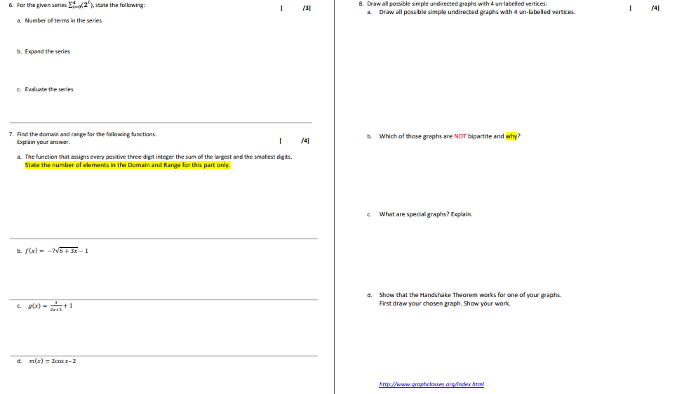 Fundamentals Student Name: Student ID: 3. In a survey of college students,