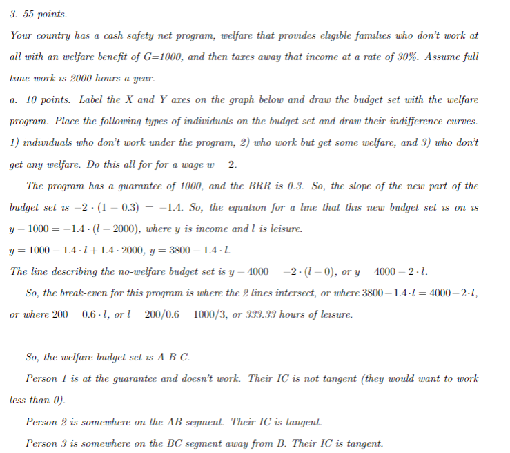 I need help on how to construct the graphs for these