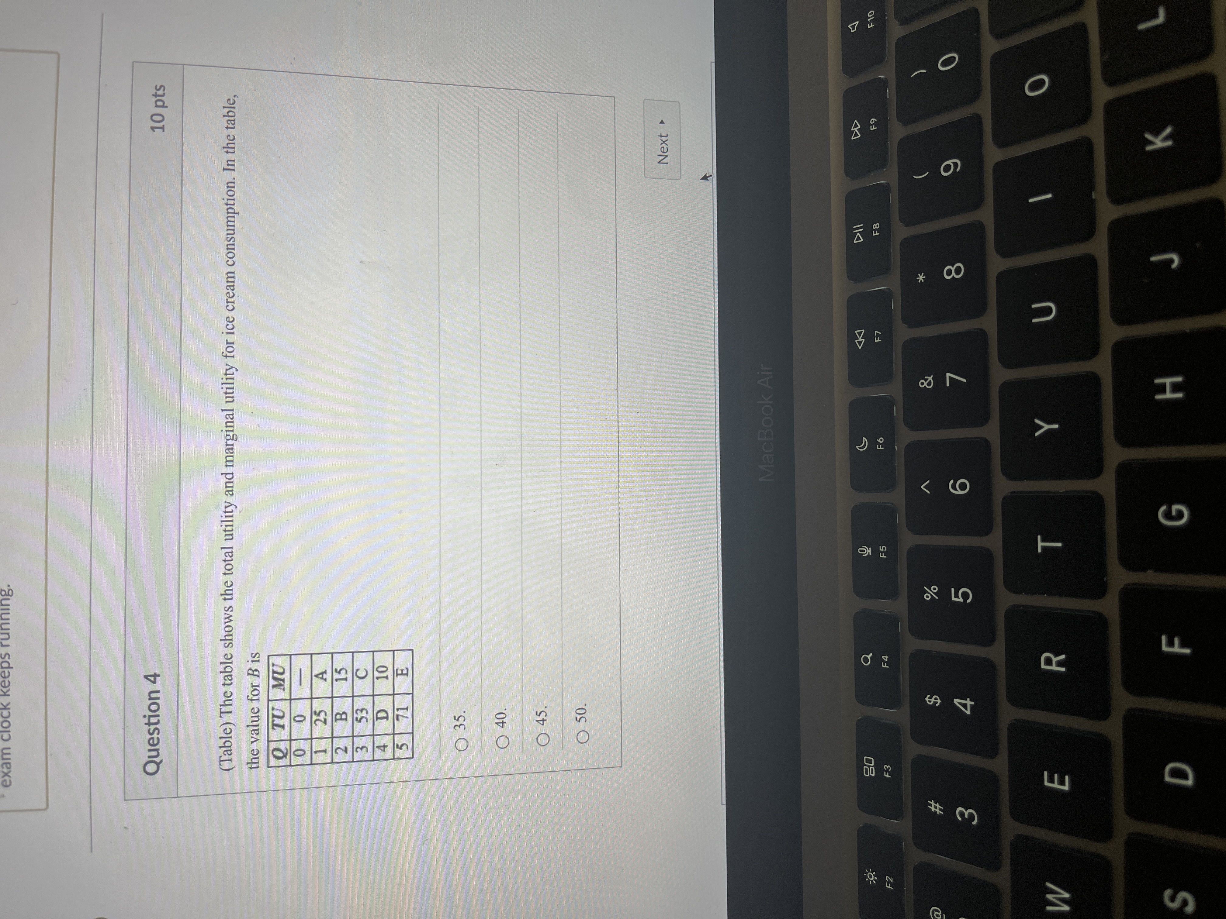 shows the total utility and marginal utility for ice cream consumption. In