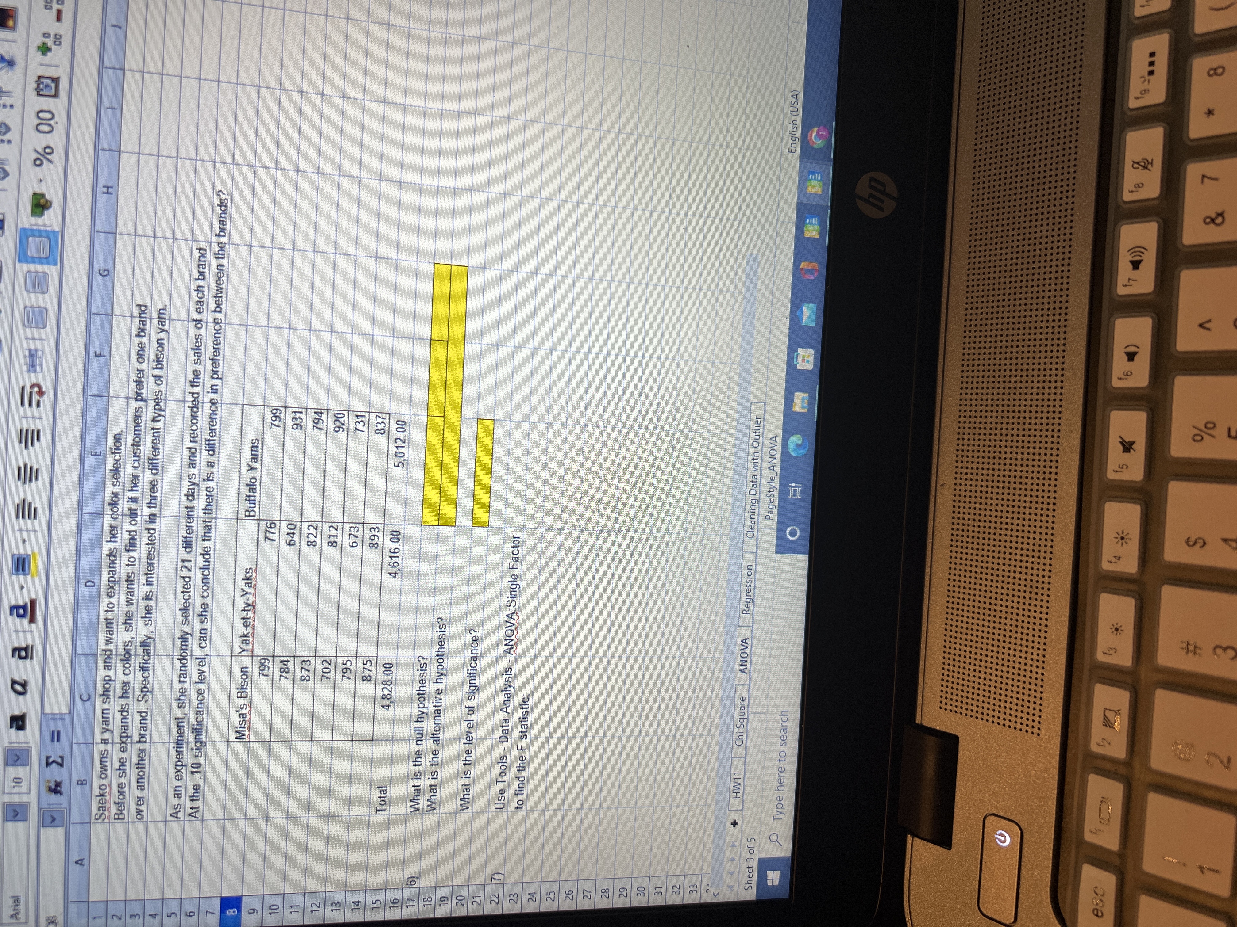 selection. Before she expands her colors, she wants to find out if