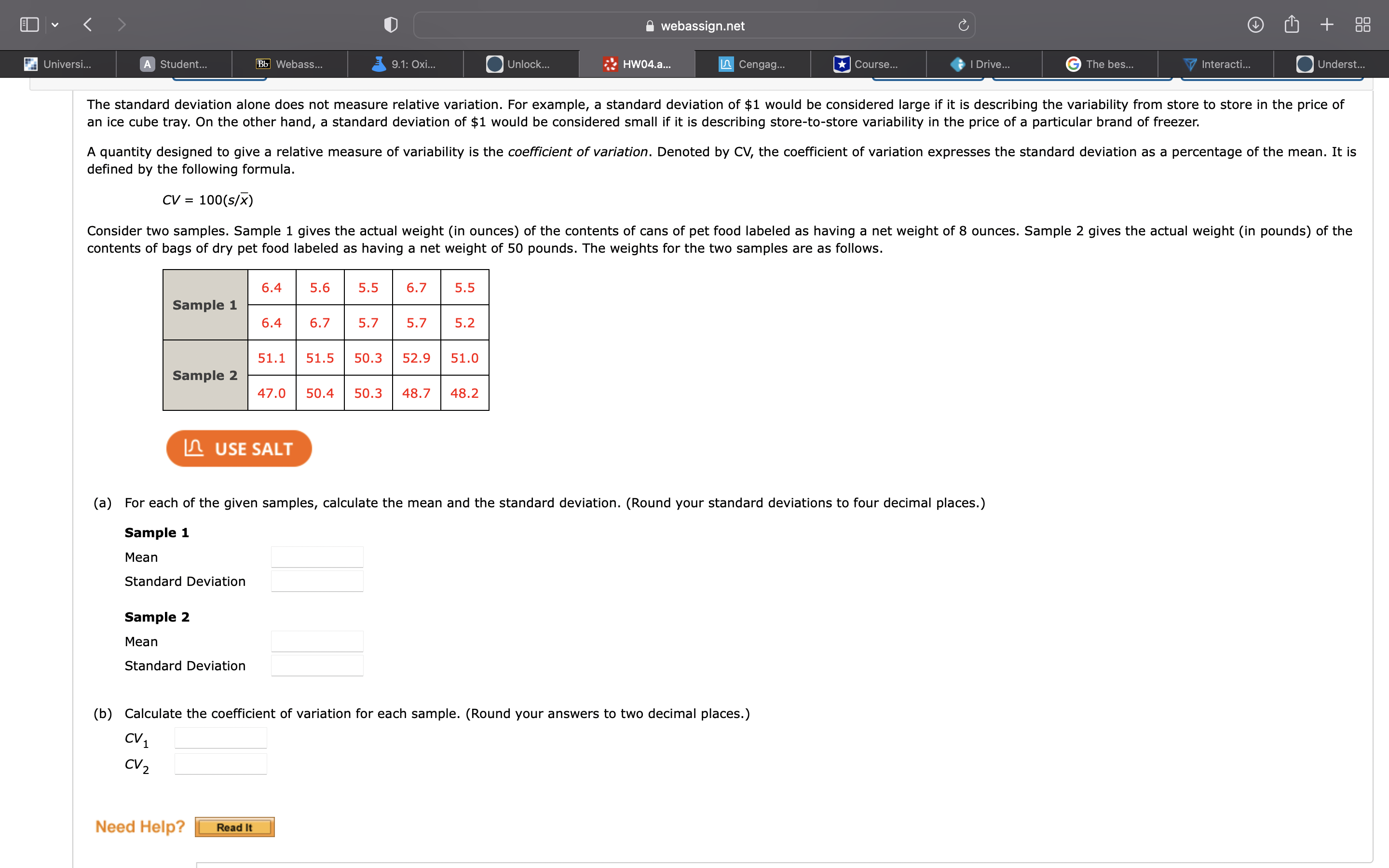 considered large if it is describing the variability from store to store