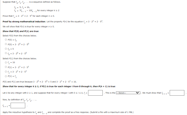 2" + 2 . 5" for each Integer n 2 0. Proof