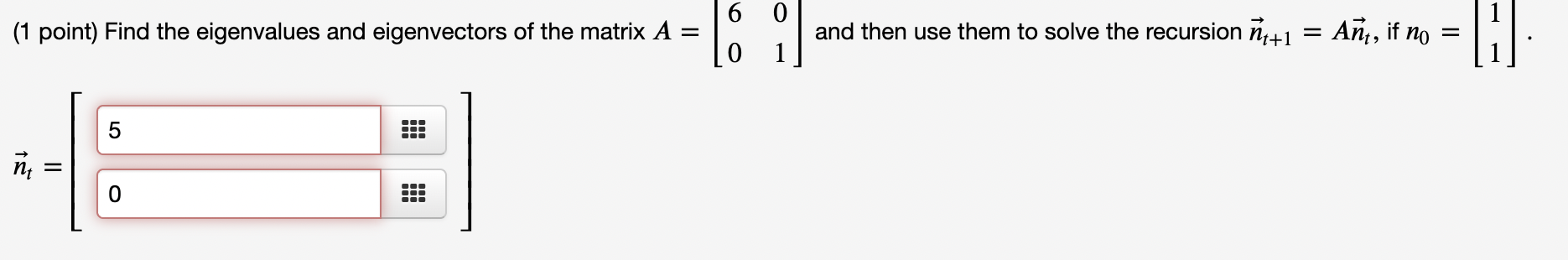 l 1J . 51 || 11 06 9 -> 1 (1 point)