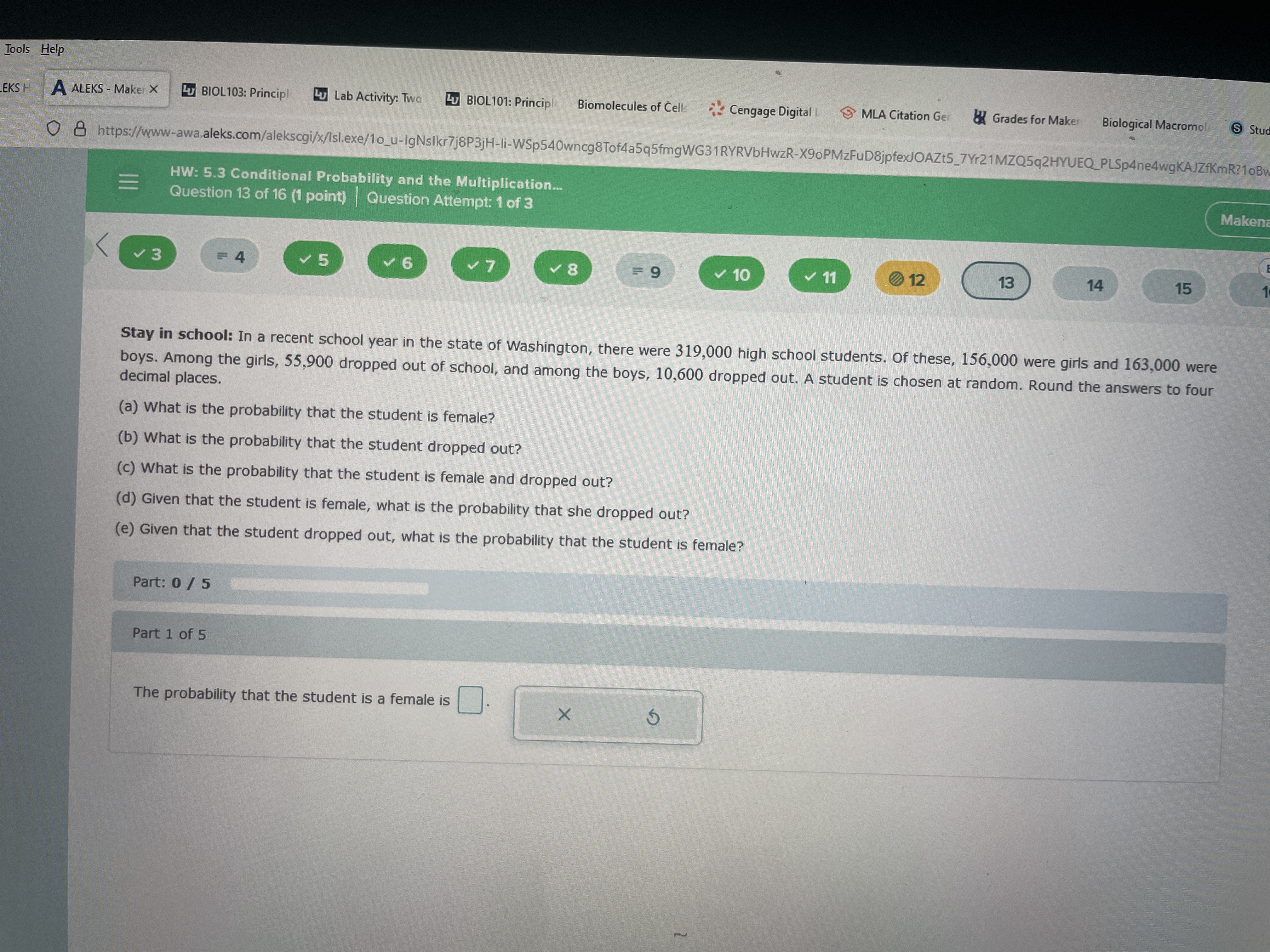 Cengage Digital [ MLA Citation Ger Grades for Maker Biological Macromols S