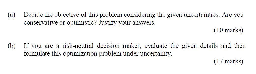 Company is planning for future productions. While most aspects of the problem