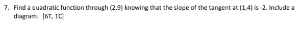 of the tangent to the curve } = 2,3 at the point