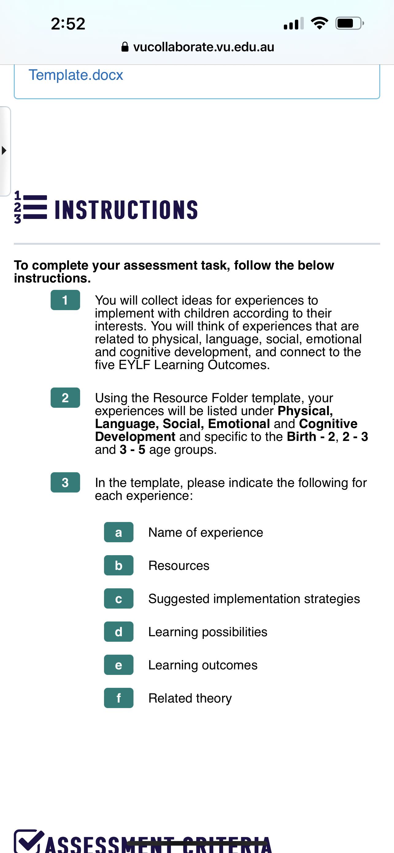 their interests. Organise these in a Resource Folder (template linked below), connect