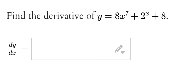 dxFind the derivative of f(x f' (2)