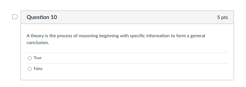 incriminating statements without his lawyer being present. O True O False D
