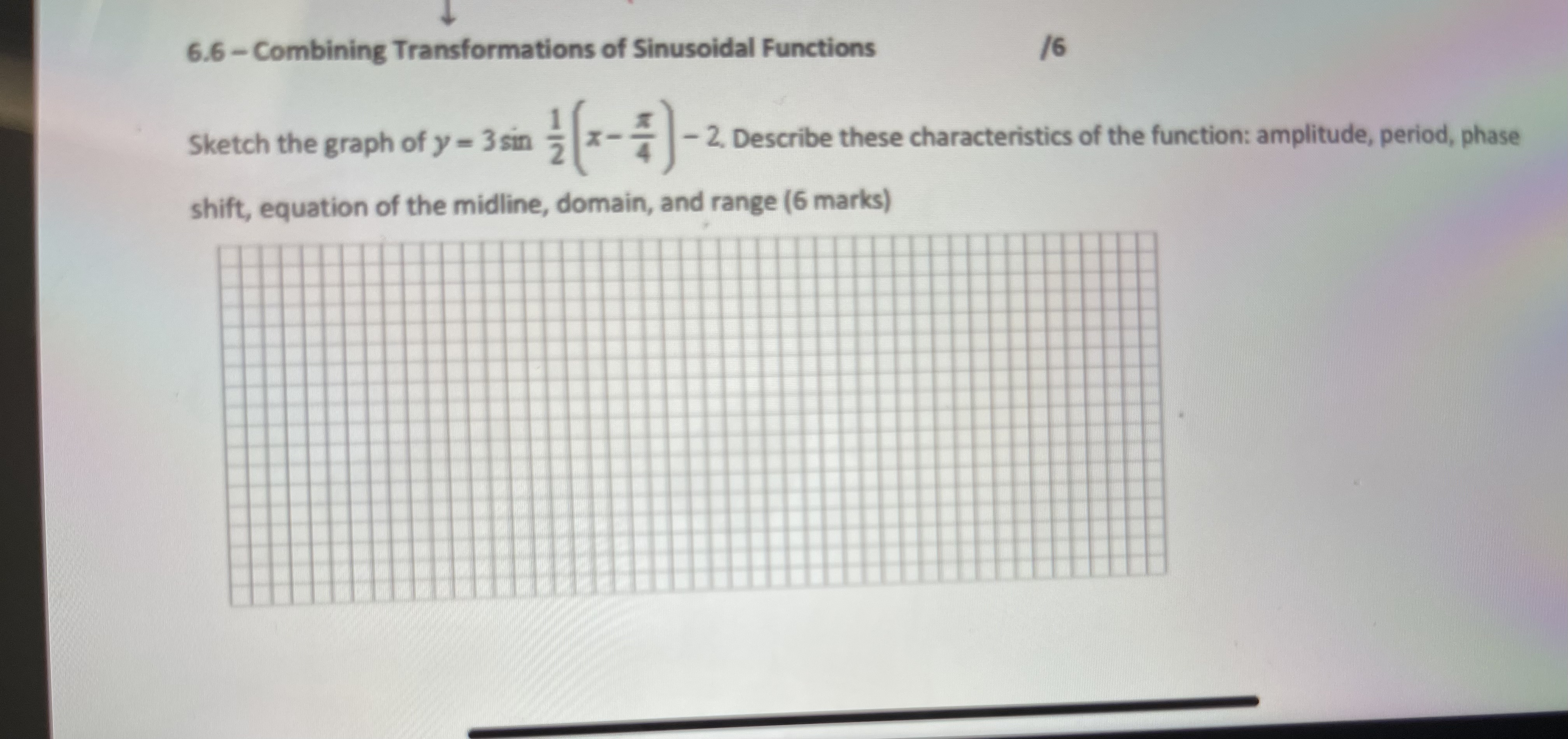 a circle with a radius of 7 units? (2 marks) b) In
