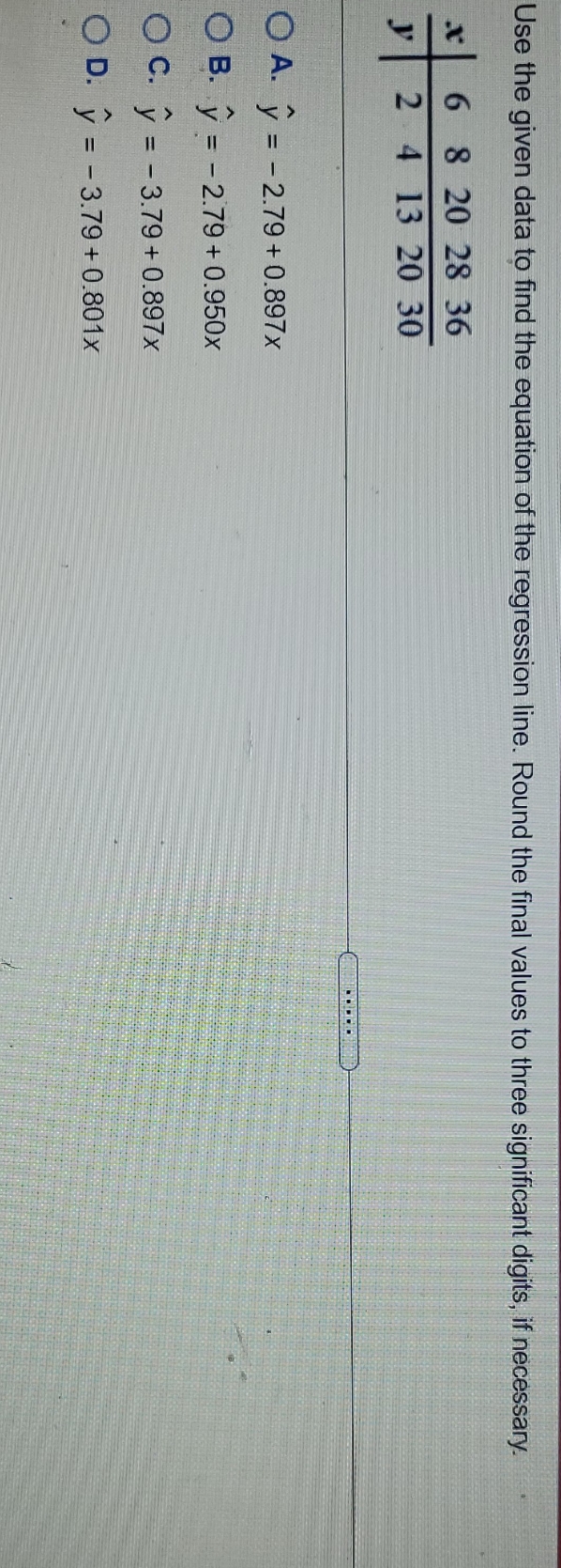  use the given data Use the given data to find the