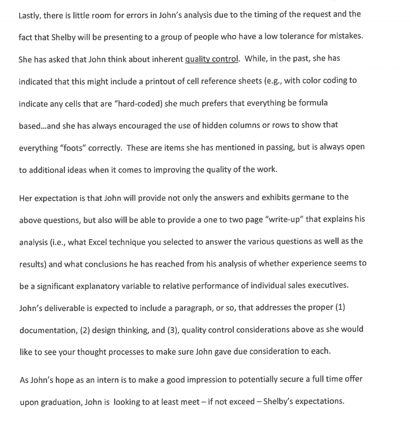 be easy to understand? - There is a need to evaluate the