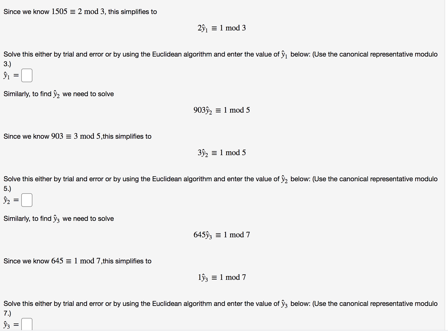 (mod 38). Hence the multiplicative inverse of 9 modulo 38 is C]
