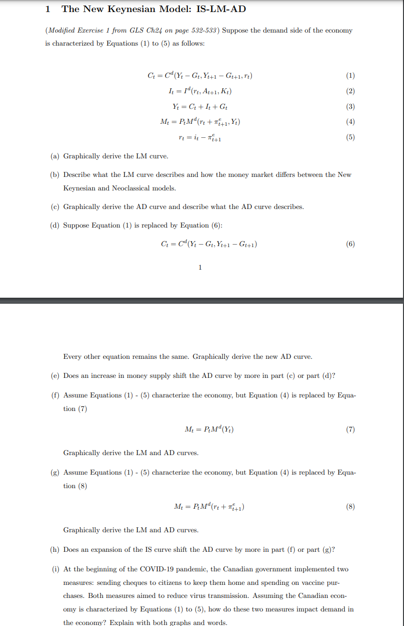 Ch24 on page 532-533) Suppose the demand side of the economy is
