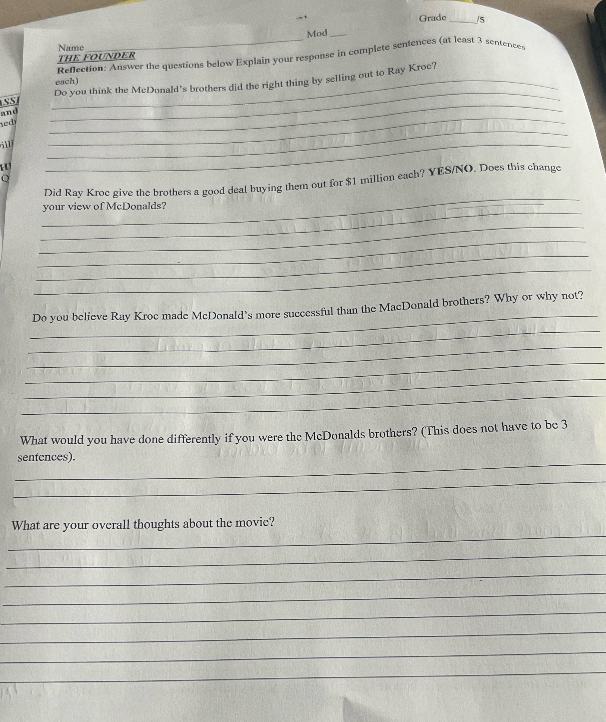 questions below Explain your response in complete sentences for feast 3 senten