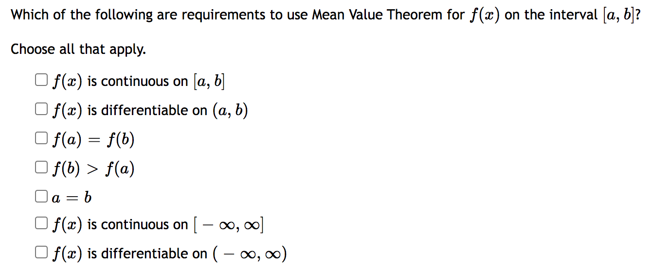 Rolle's Theorem applies, find c in ( - 1, 3) such that