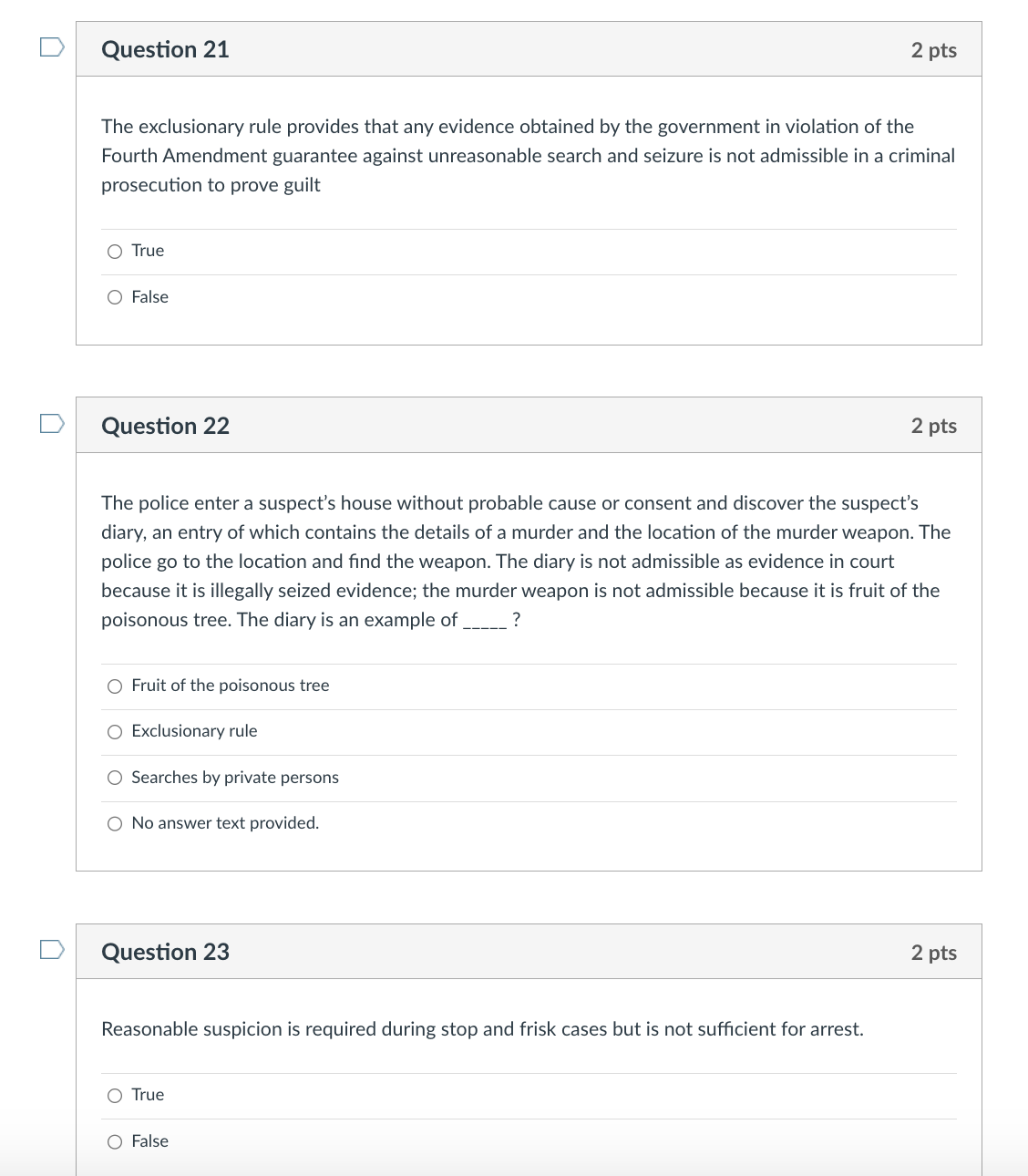 citizens with the - ? O Fifth Amendment O Fourth Amendment O