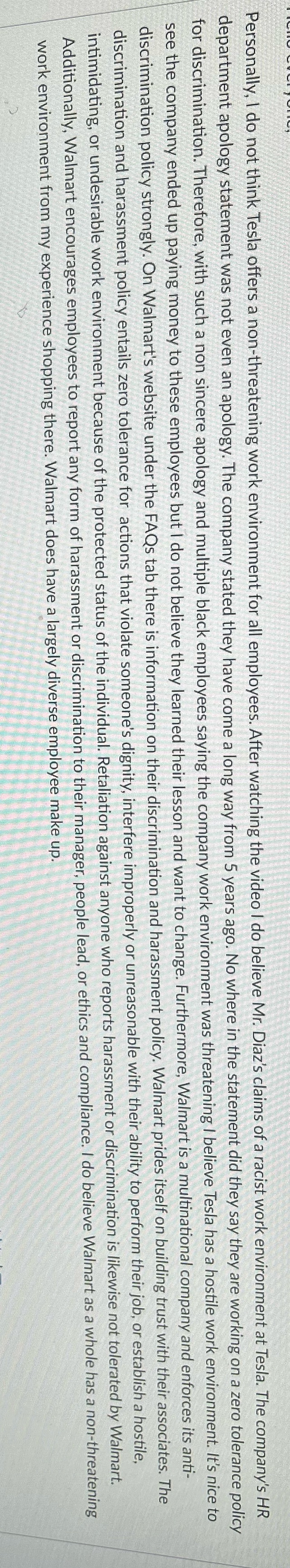  Please help replying to this discussion post with a follow up