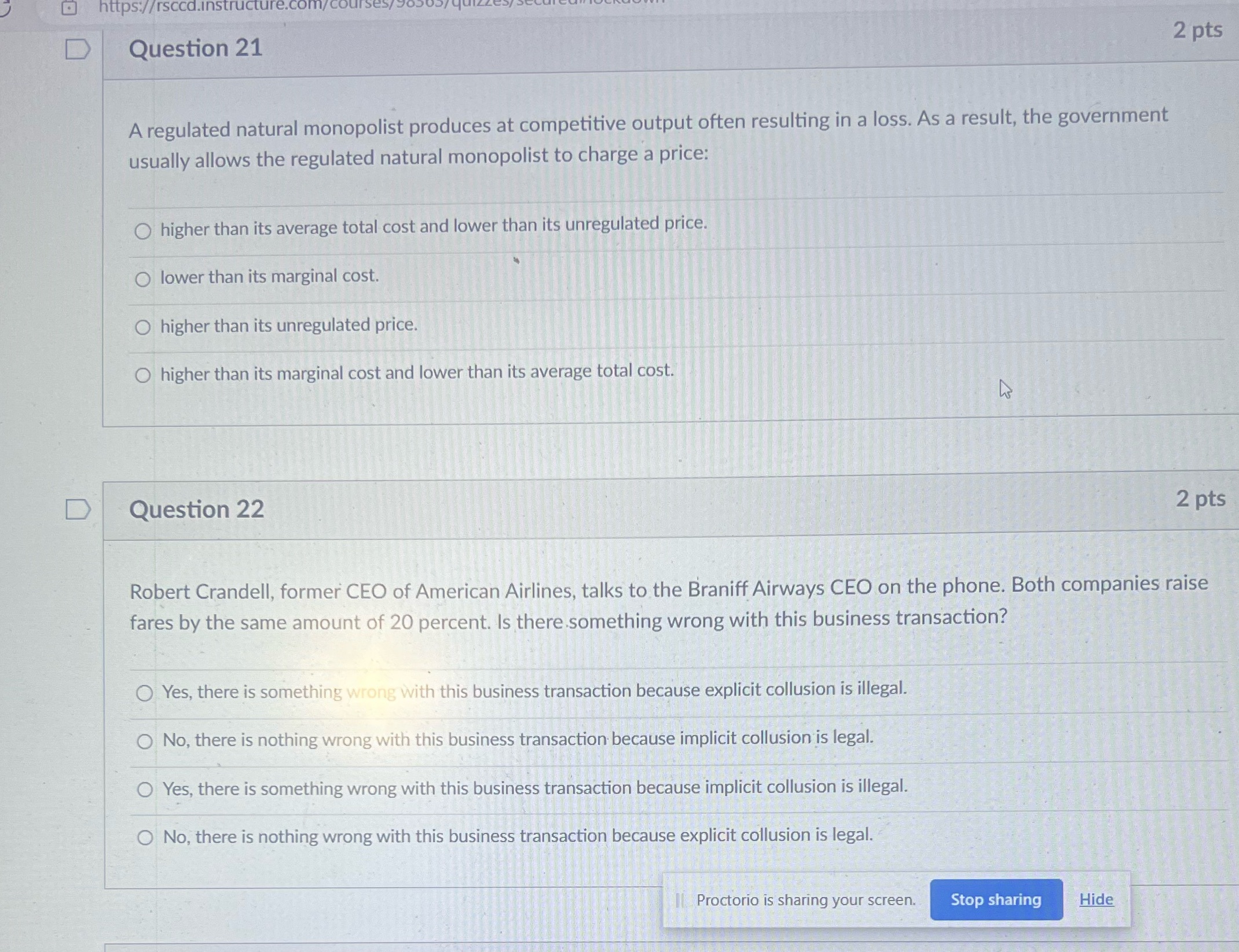 at competitive output often resulting in a loss. As a result, the