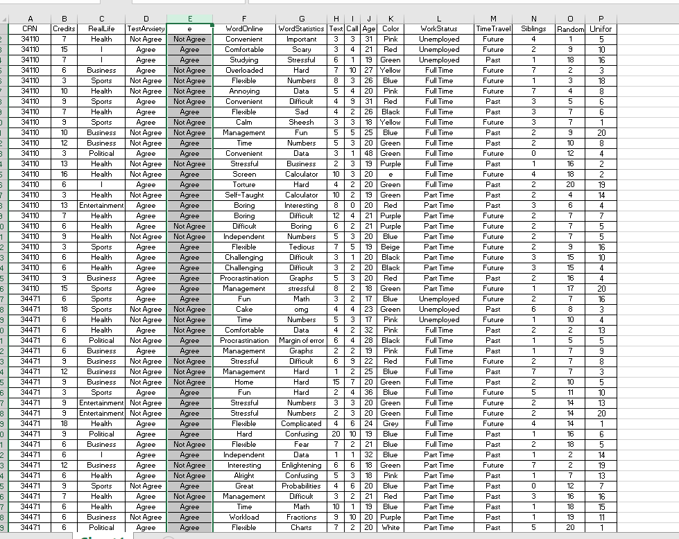M 0 P CAN Credits RealLife TestAnxiety e WordOnline WordStatistics Text Call