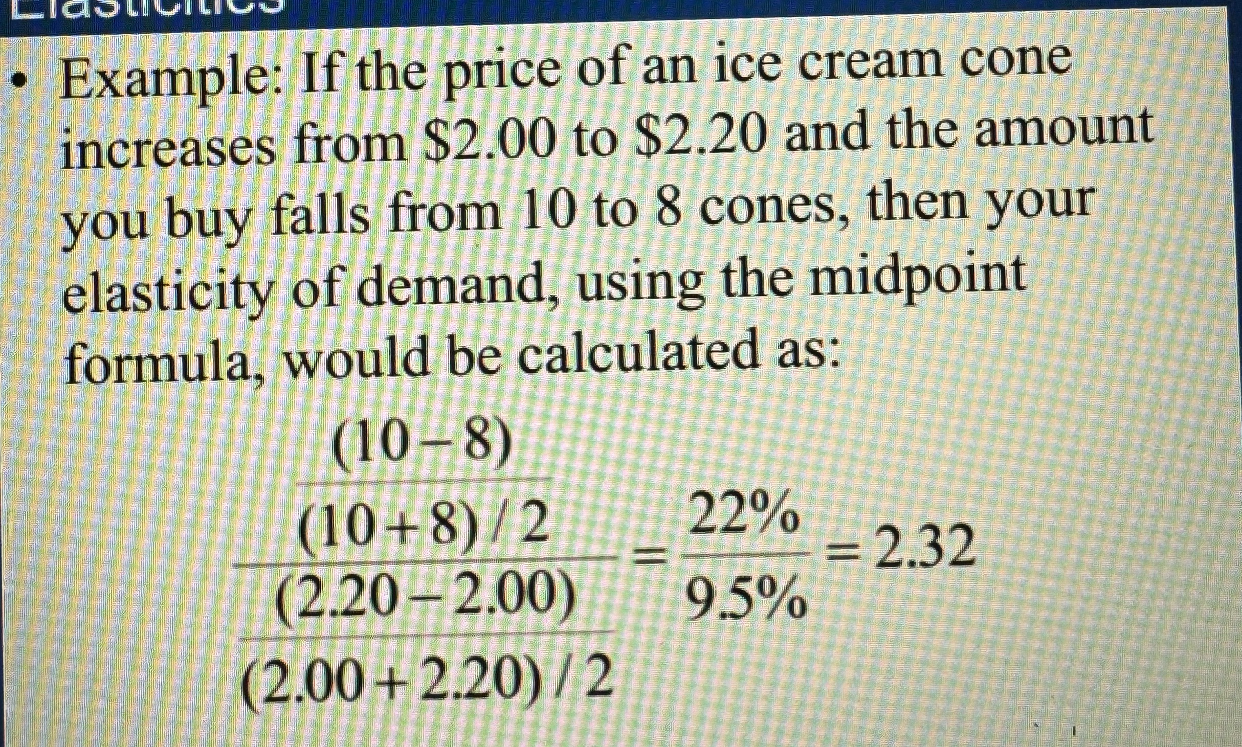solve the equation . I don't know how the 22% over 9.5%