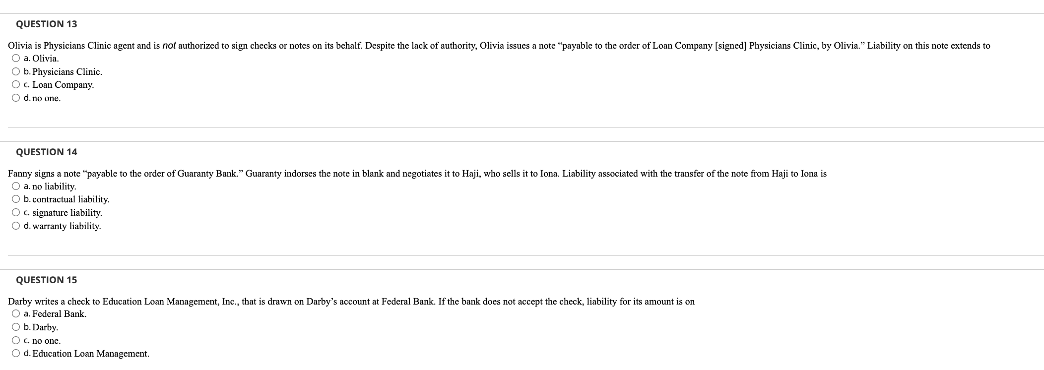 to sign checks or notes on its behalf. Despite the lack of