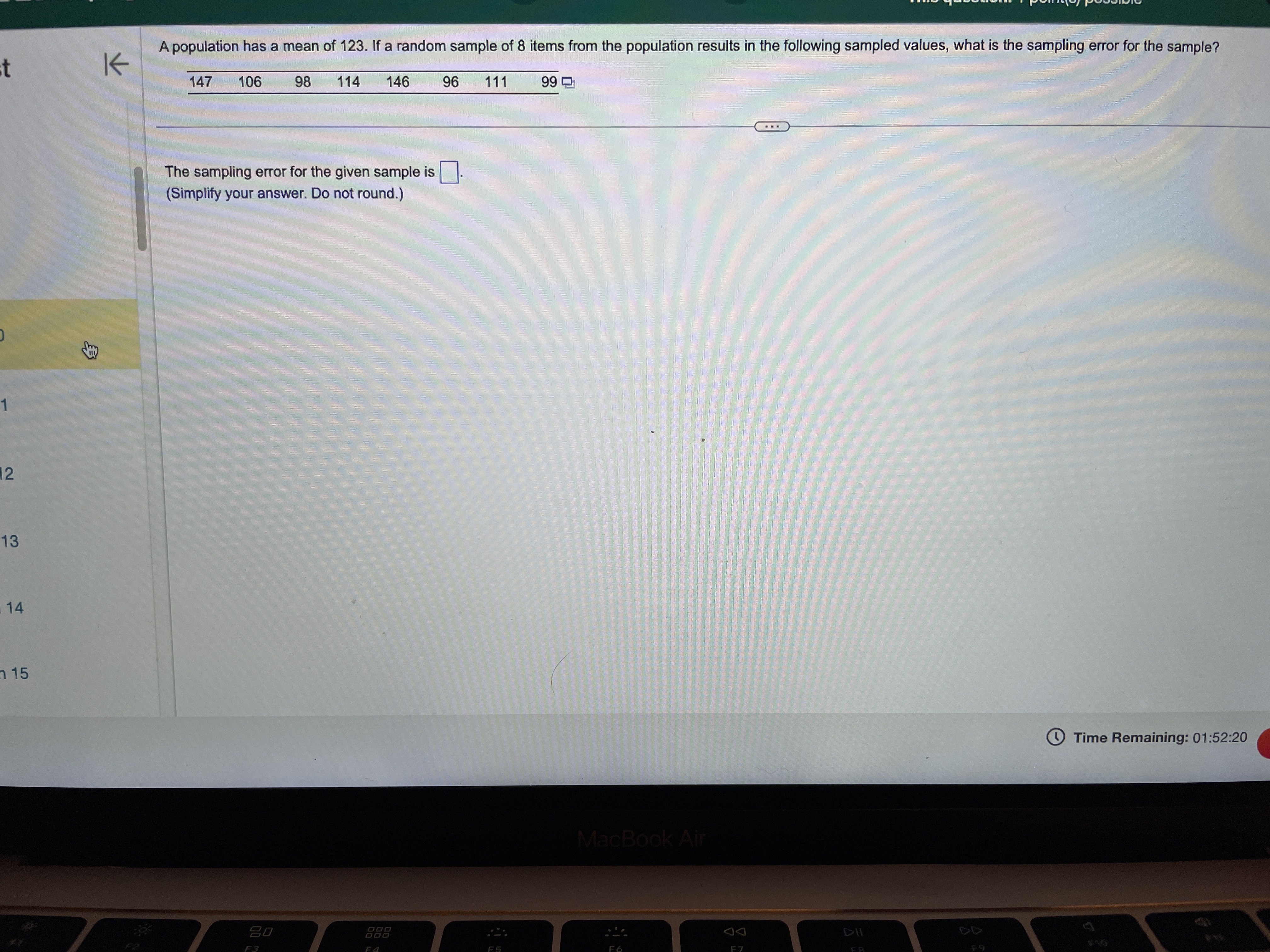words per minute (wpm) and a standard deviation of 10 wpm. Complete