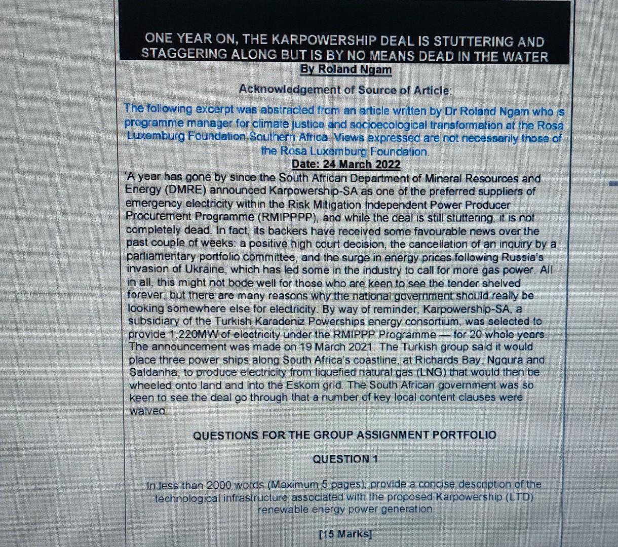 and your answer needs to highlight how you are going to resolve