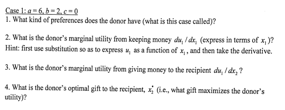 1), who is considering giving money to a recipient (person 2). The