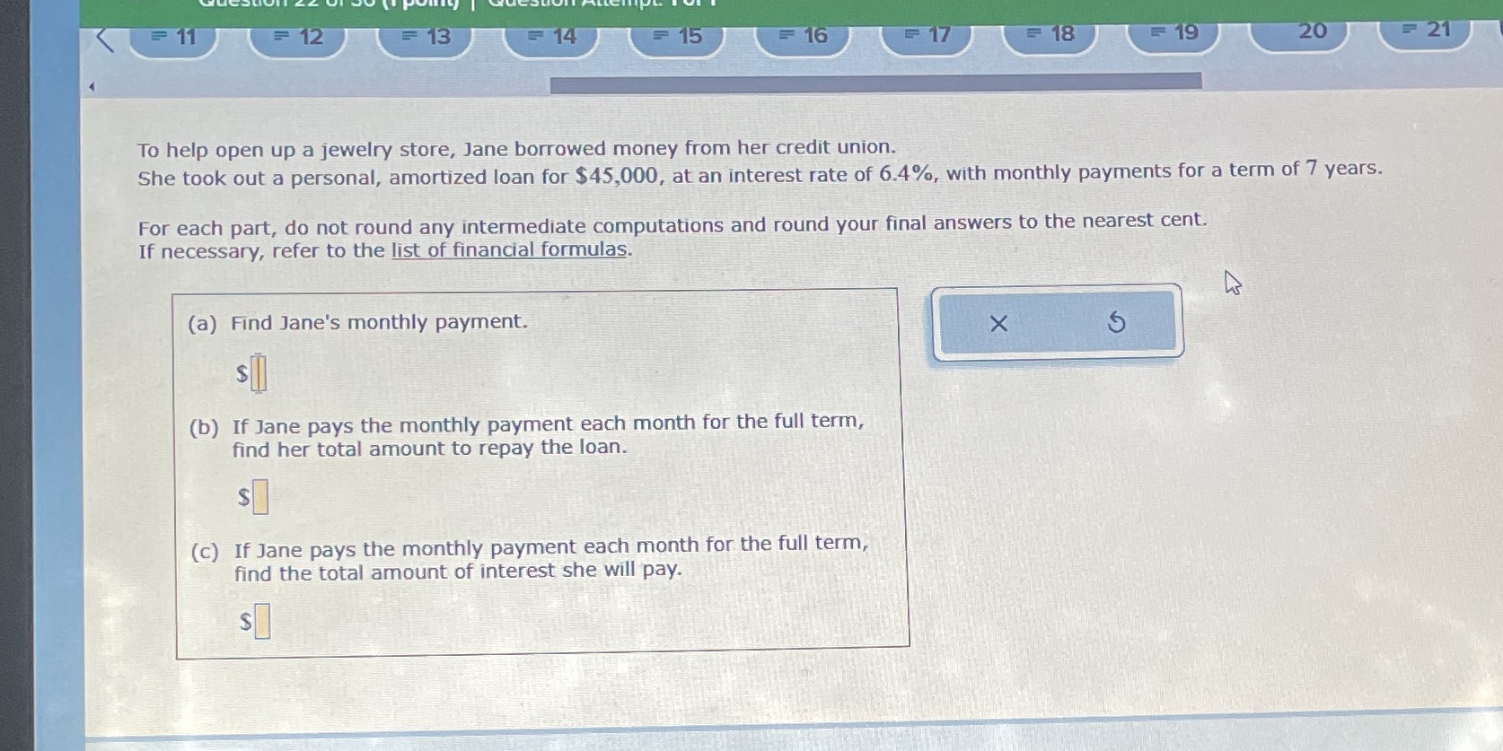 18 = 19 20 21 To help open up a jewelry store,