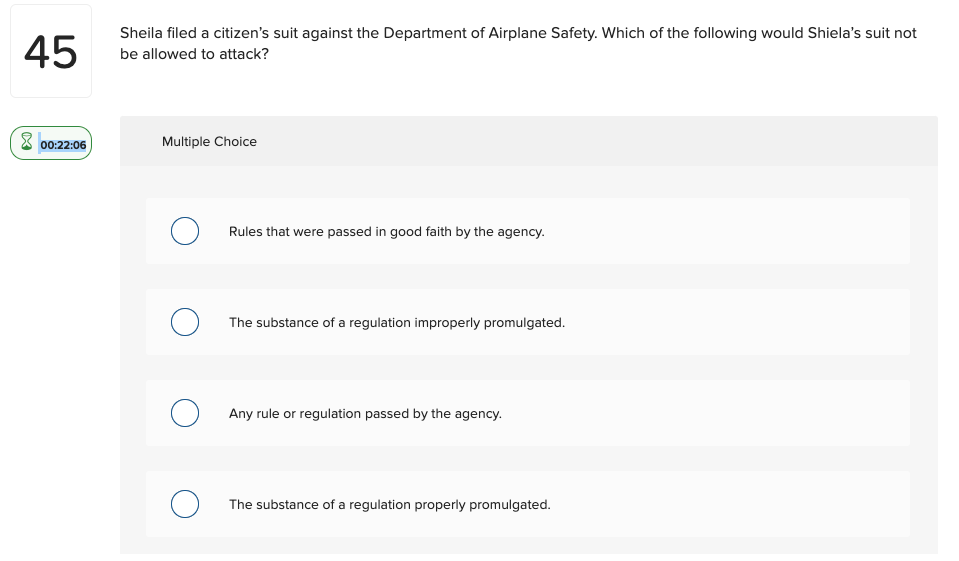 ADA? Multiple Choice 0 No accommodations because carpal tunnel has been mled