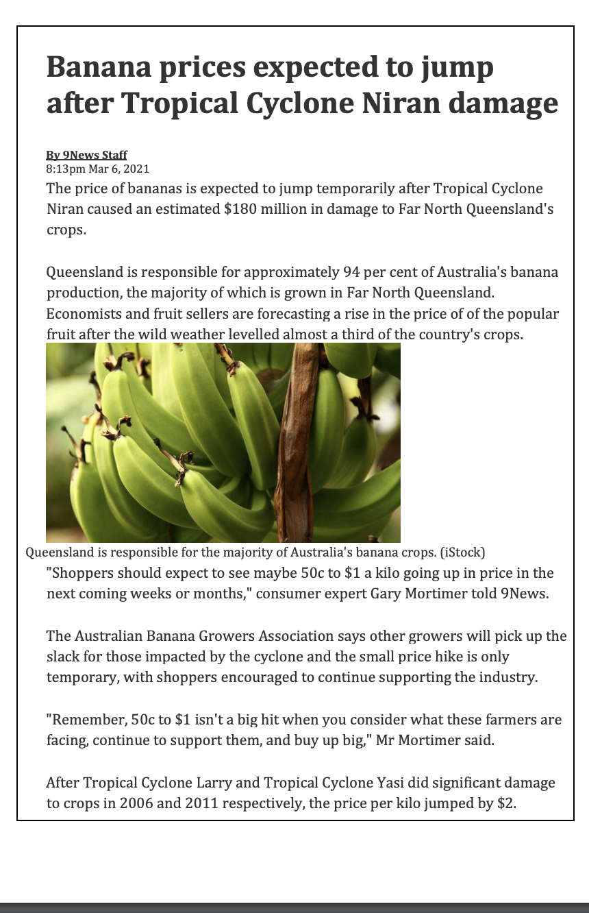 hundreds of kilometres off the Queensland coast, the weather system associated with