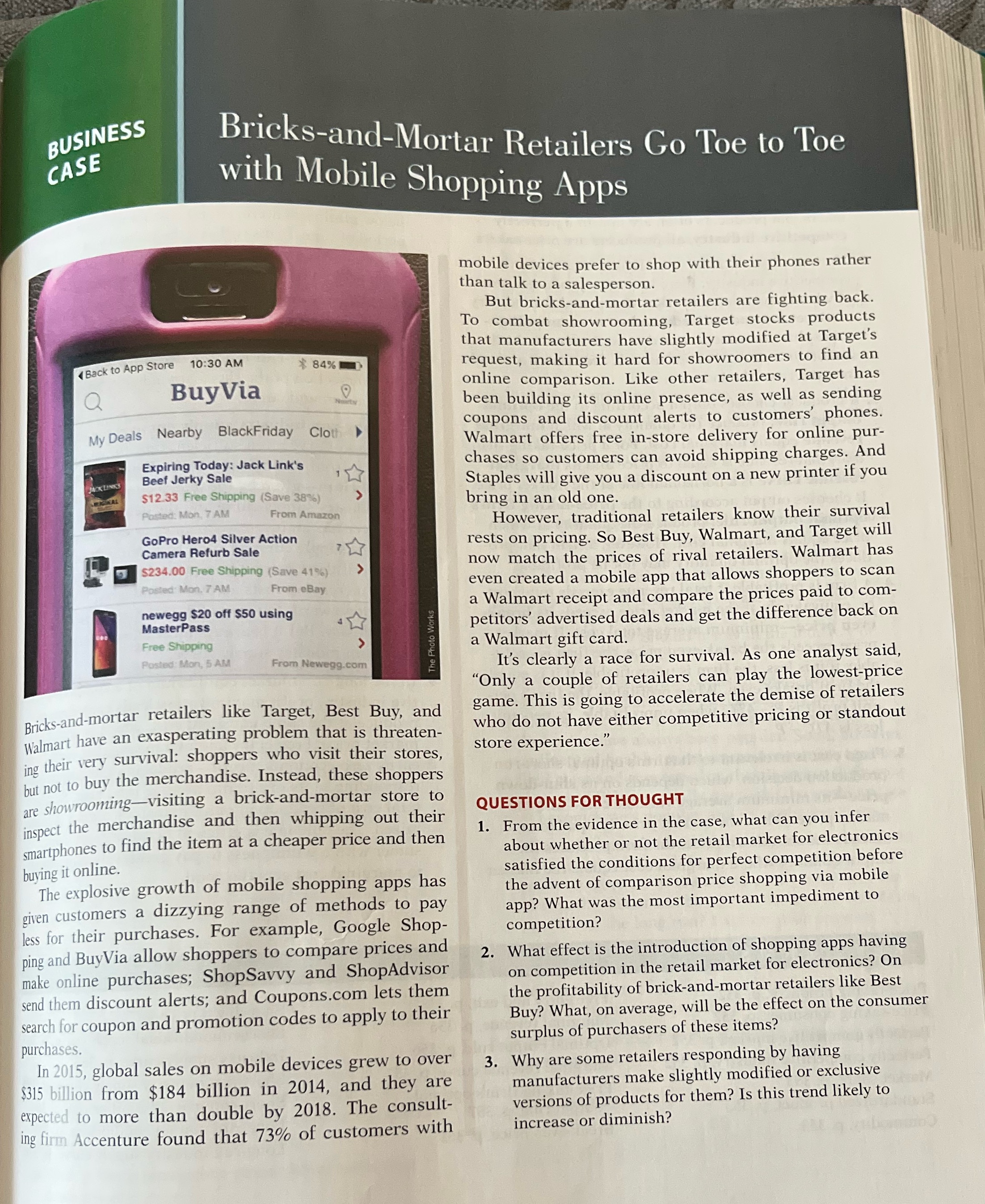 Kadlnfl-Mmtar Retailers Go Toe to Toe o )1le Shopping Apps (Back to