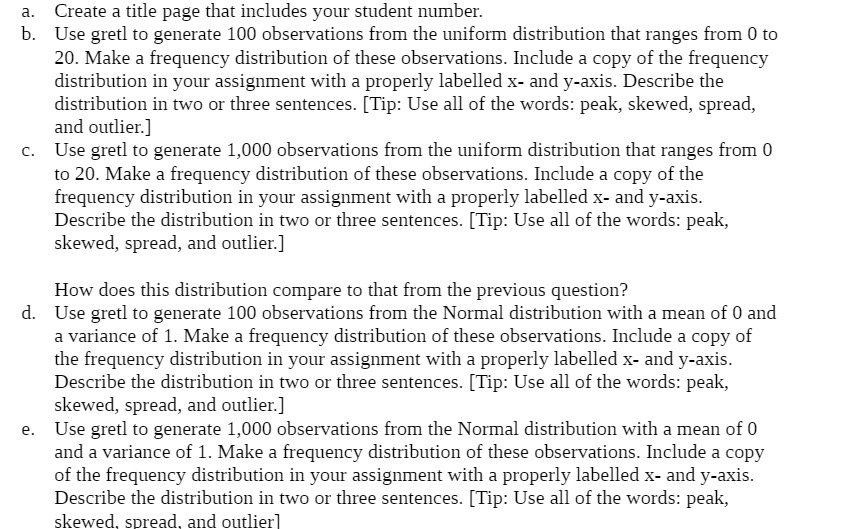  FJ lCreate a title page that includes your student number. Use