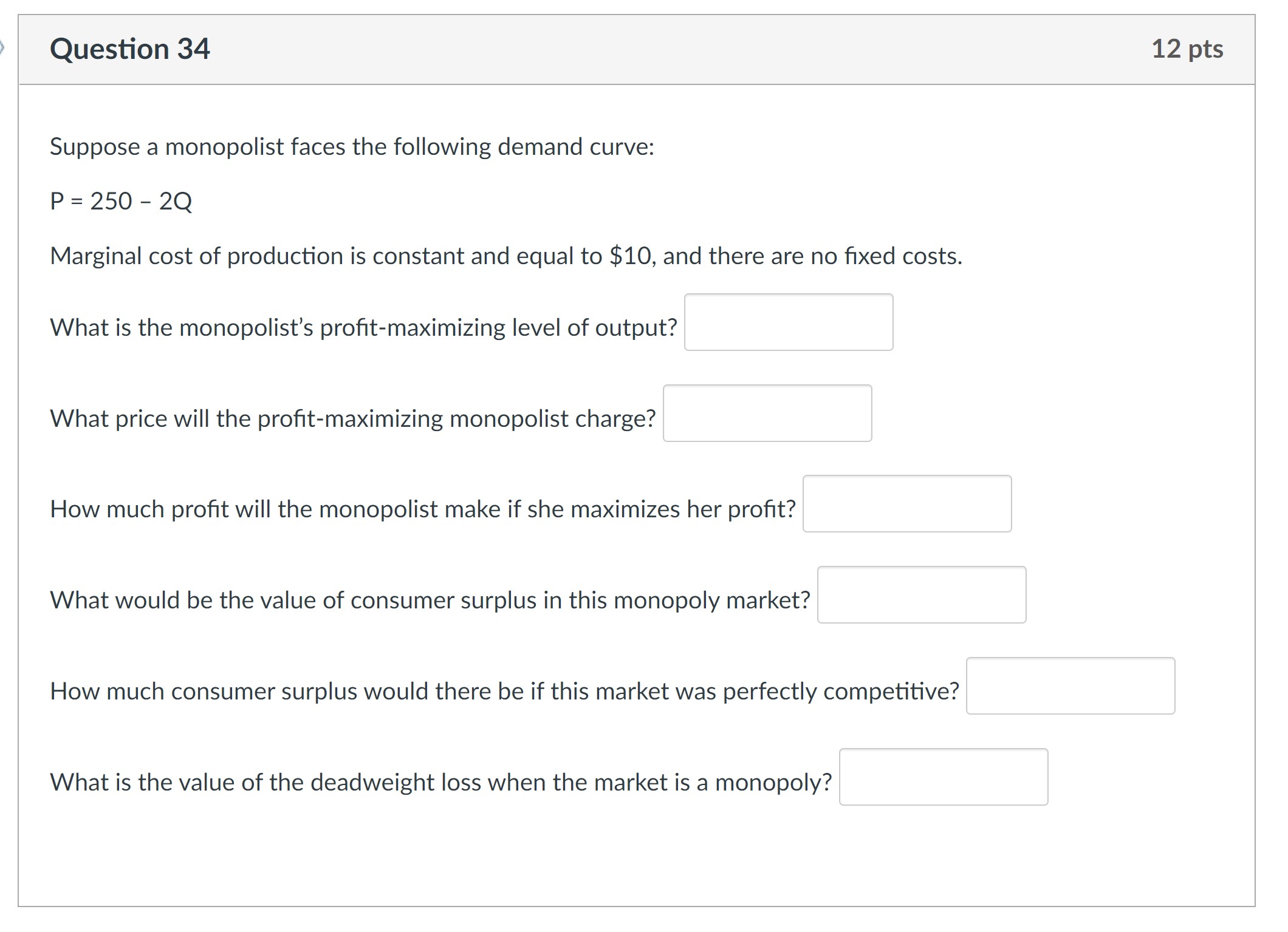 and profit. When the market price is P = $14, What is