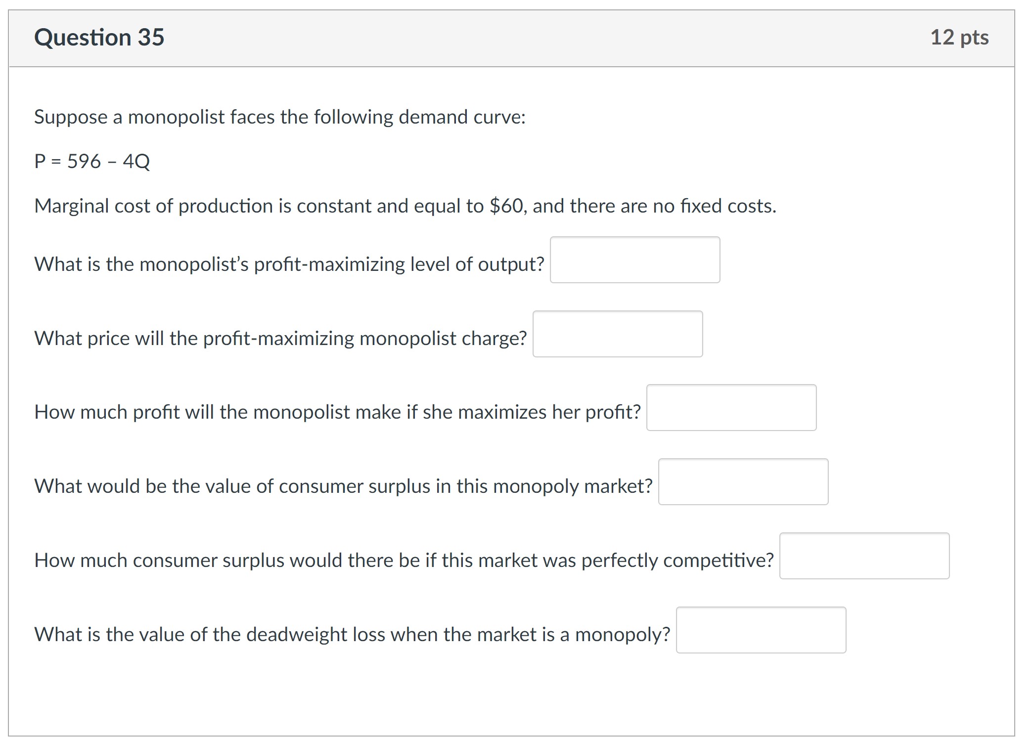 is the total cost at this level of output? What is the