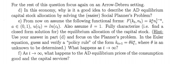 \"Lucas trees" ectrnomy. There 15 a. large number of identical ho'useholds {normalized