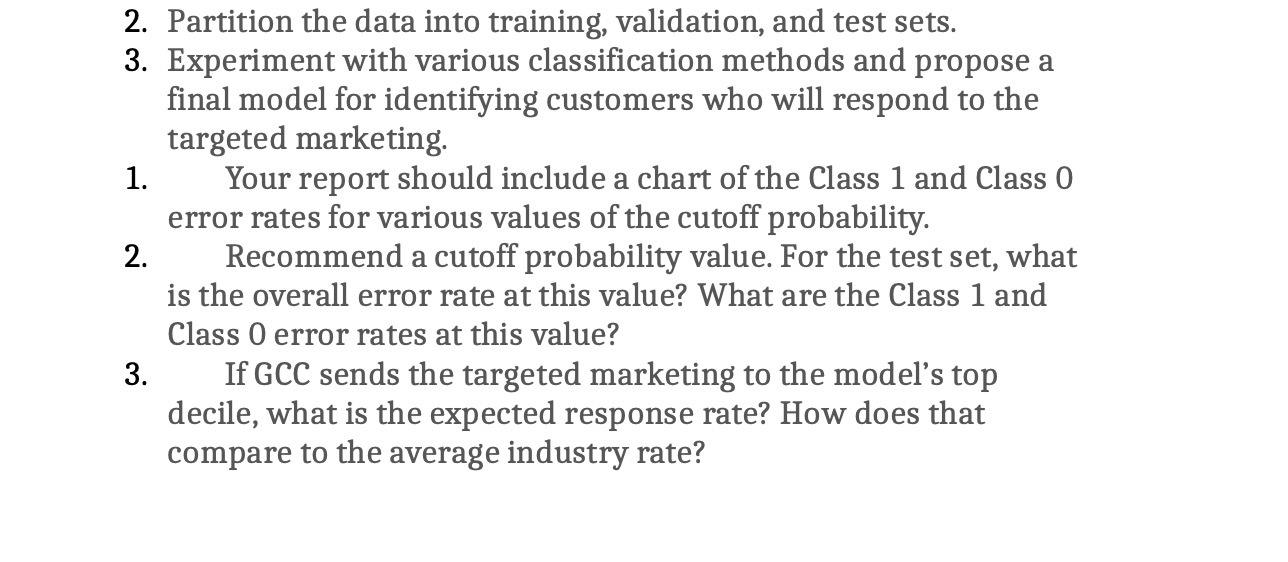 cow Partition the data into training, validation, and test sets. .