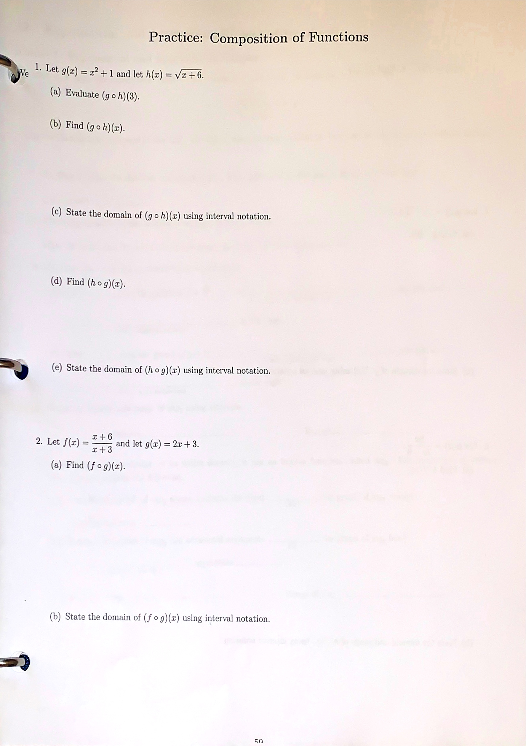 13. Draw the graph of y = id(x) on the axes below.