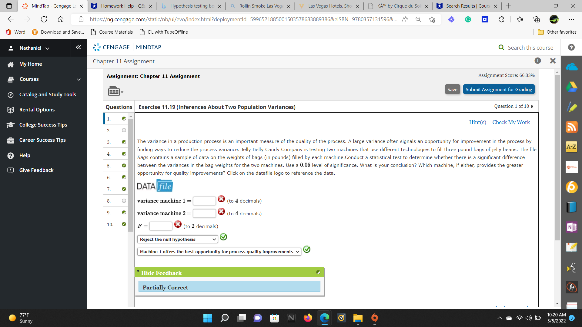 x + X -> @ https:/g.cengage.com/staticb/ui/evo/index.html?deploymentld=5996521885001503578683889386&elSBN=97803571315968... A Q Gu Word T Download