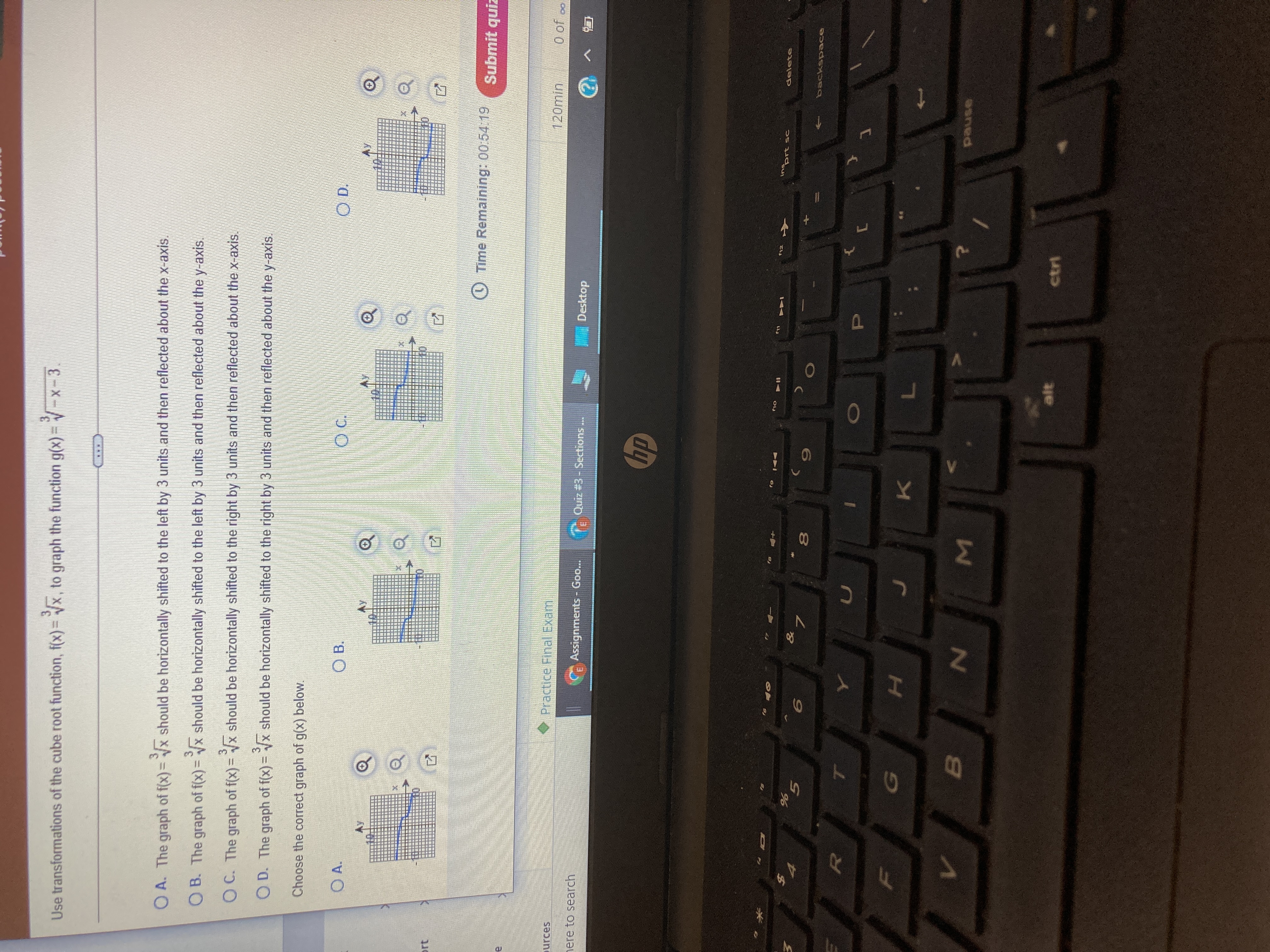 To solve for a variable involving an nth root, raise both sides