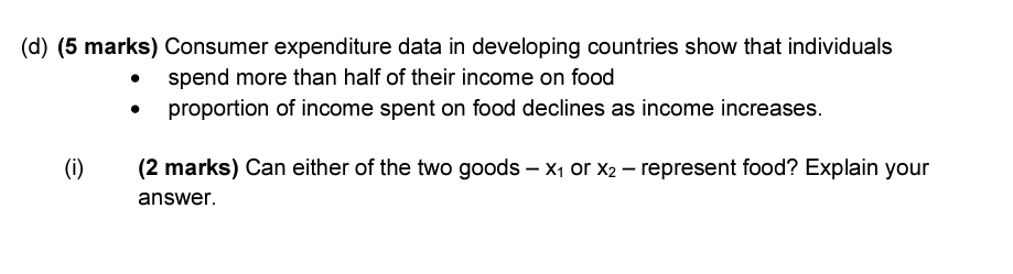 income are strictly positive. Furthermore. throughout this question we assume that m