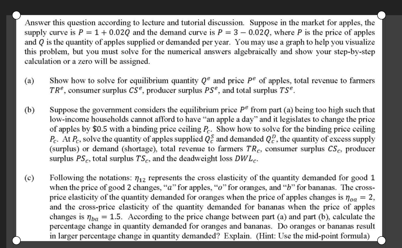 question and questions like this: Answer this question according to lecture and