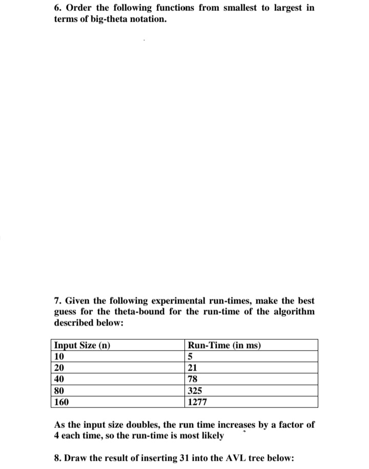 insert an item was index 95, list the first five indexes in