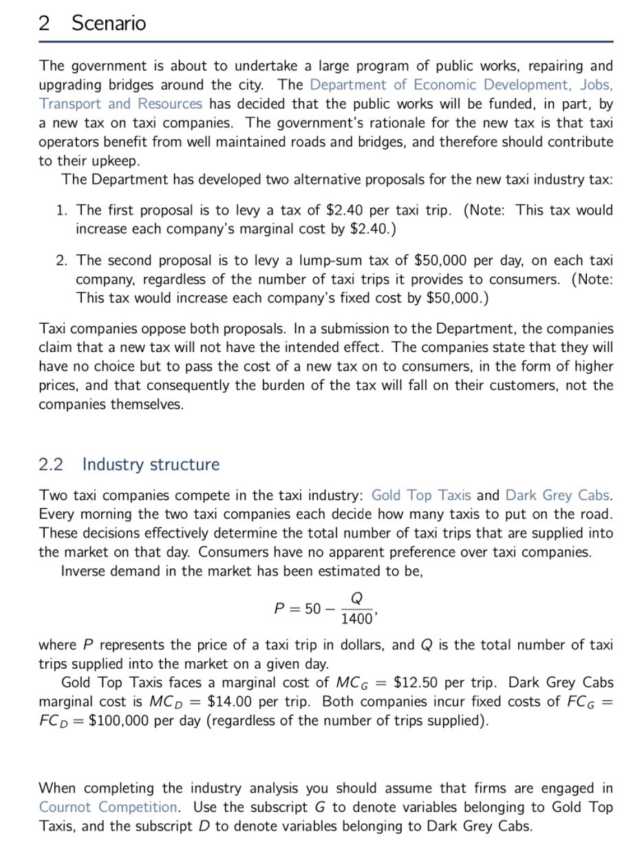 case in which a $2.40 tax per trip is imposed on the