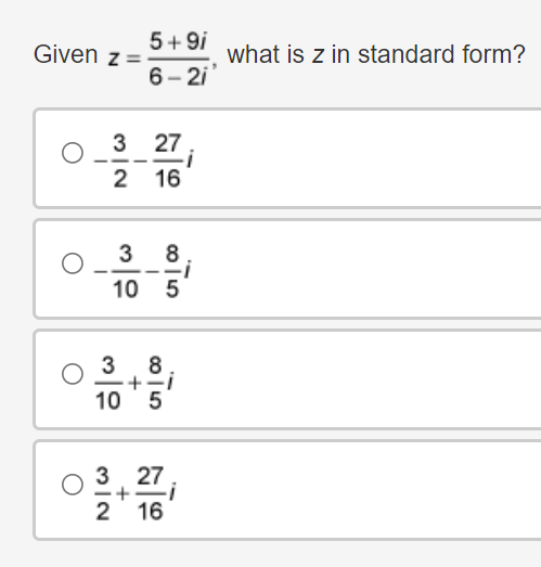 Q R -10 Which point represents z1 - Zz? OP OQ OR