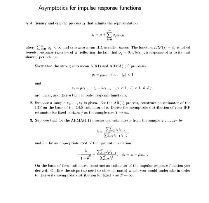 trending regressor: the = 0 + pl. + en, where the sequence