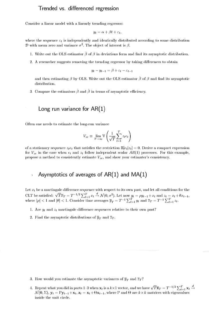 e is independently and identically distributed according to some distribution D with