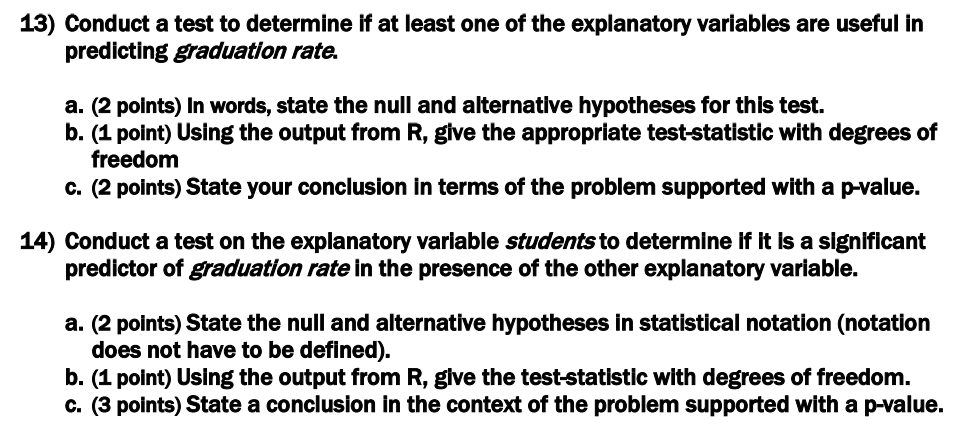 pr(>|t|) (Intercept) -0. 6328254 0.1248549 -5. 068 6.82e-05 SAT 0 . 0010727