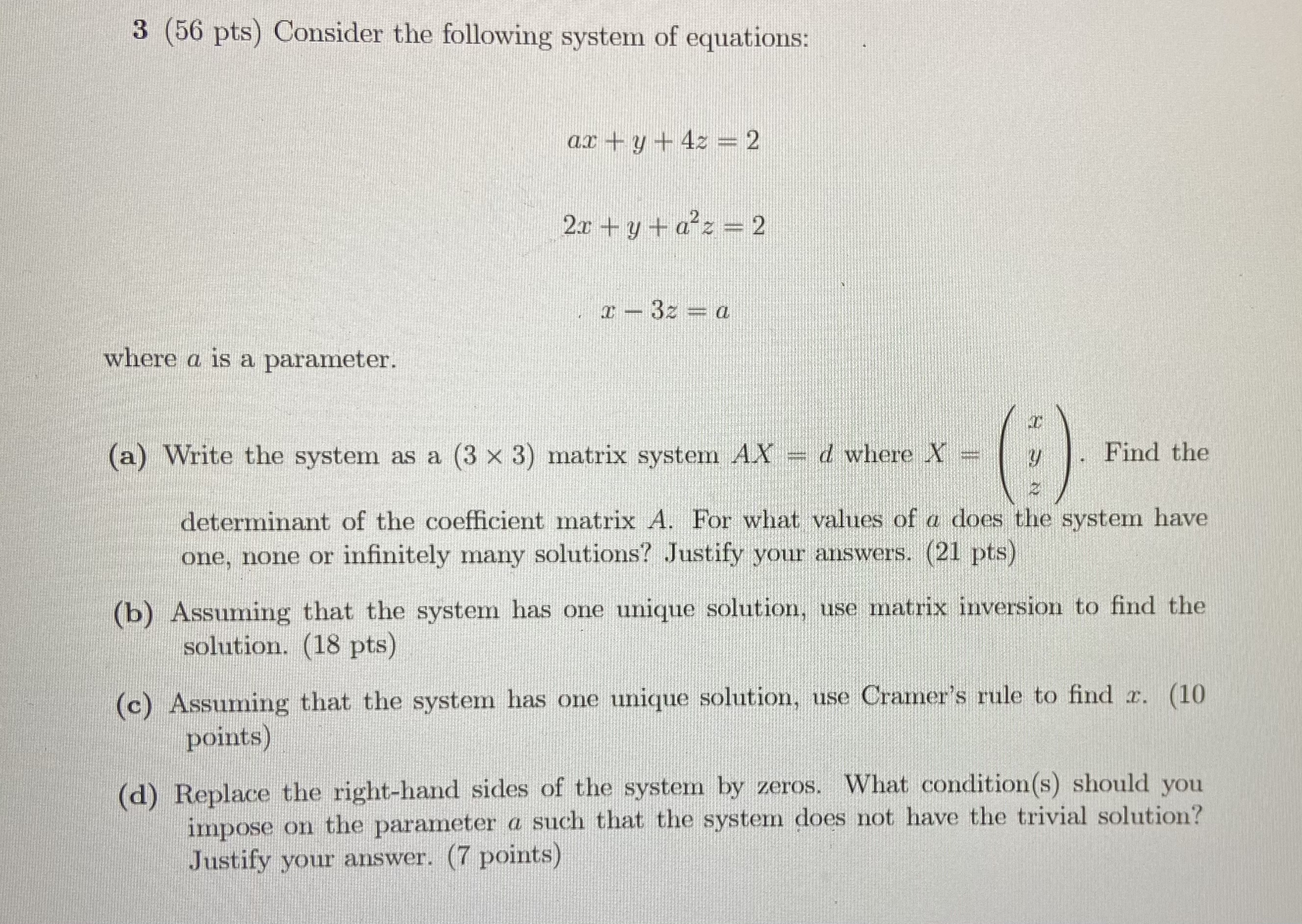  Hello, I need the answer to this question please. 3 (56